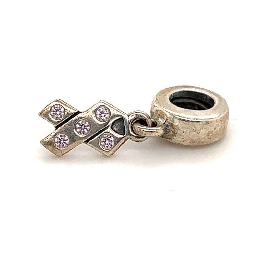 Pandora Breast Cancer Pink Cz Dangle Charm